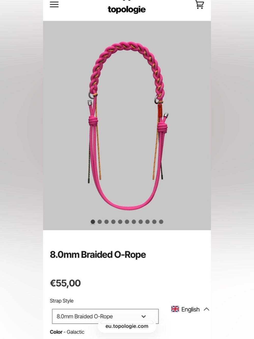 8.0mm Braided O-Rope